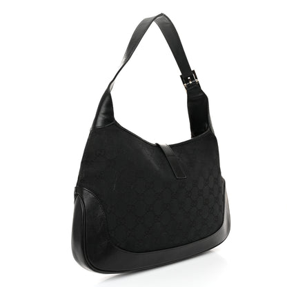 Gucci Monogram Small Jackie O Hobo Black 3 of 14