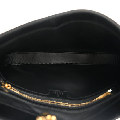 Gucci Calfskin Floral Small Jackie 1961 Hobo Black 5 of 10