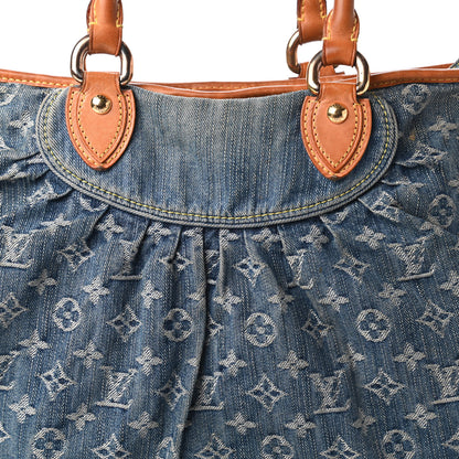 Louis Vuitton Denim Neo Cabby GM Blue 10 of 12