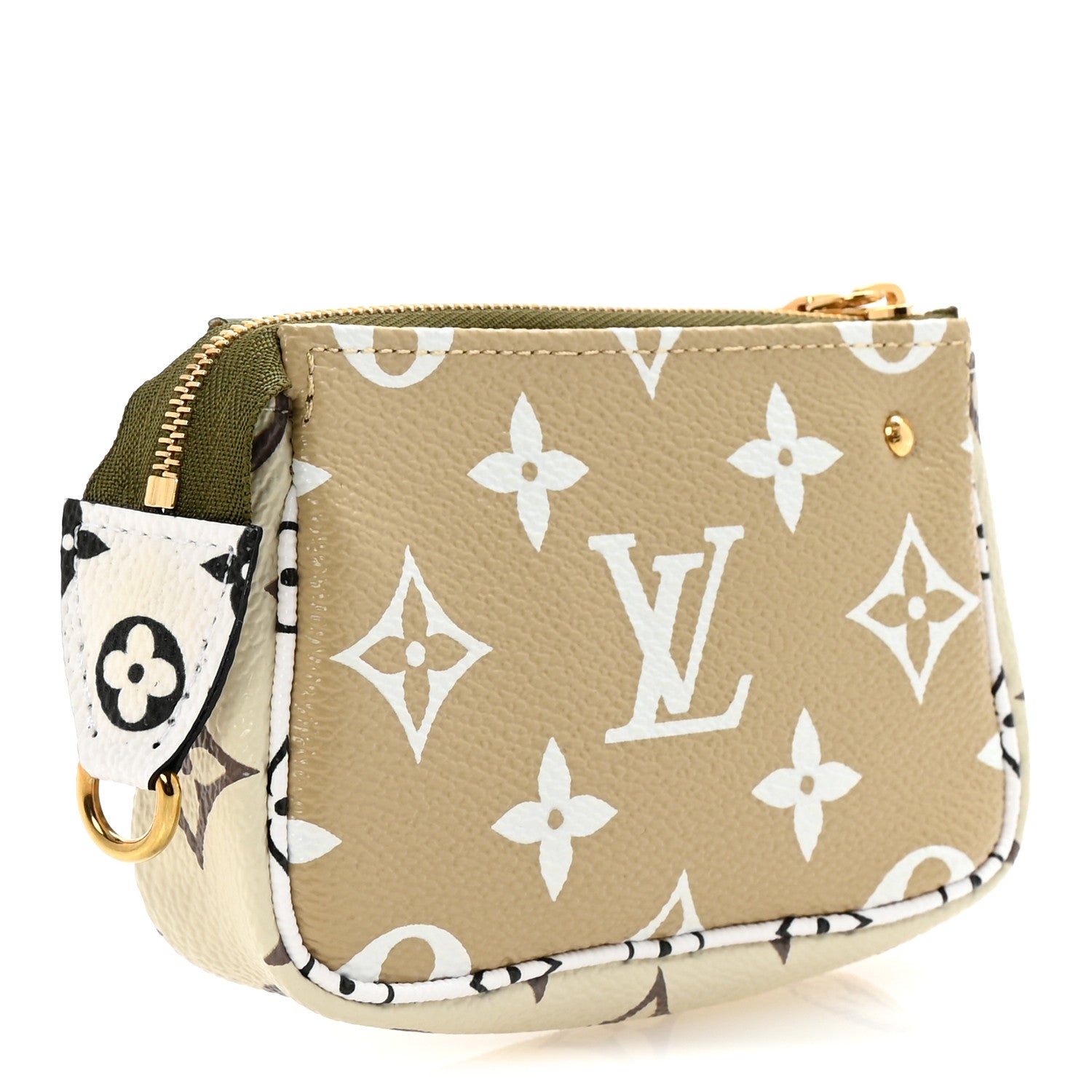 Louis Vuitton Monogram Giant Micro Pochette Accessories Kaki White 3 of 7