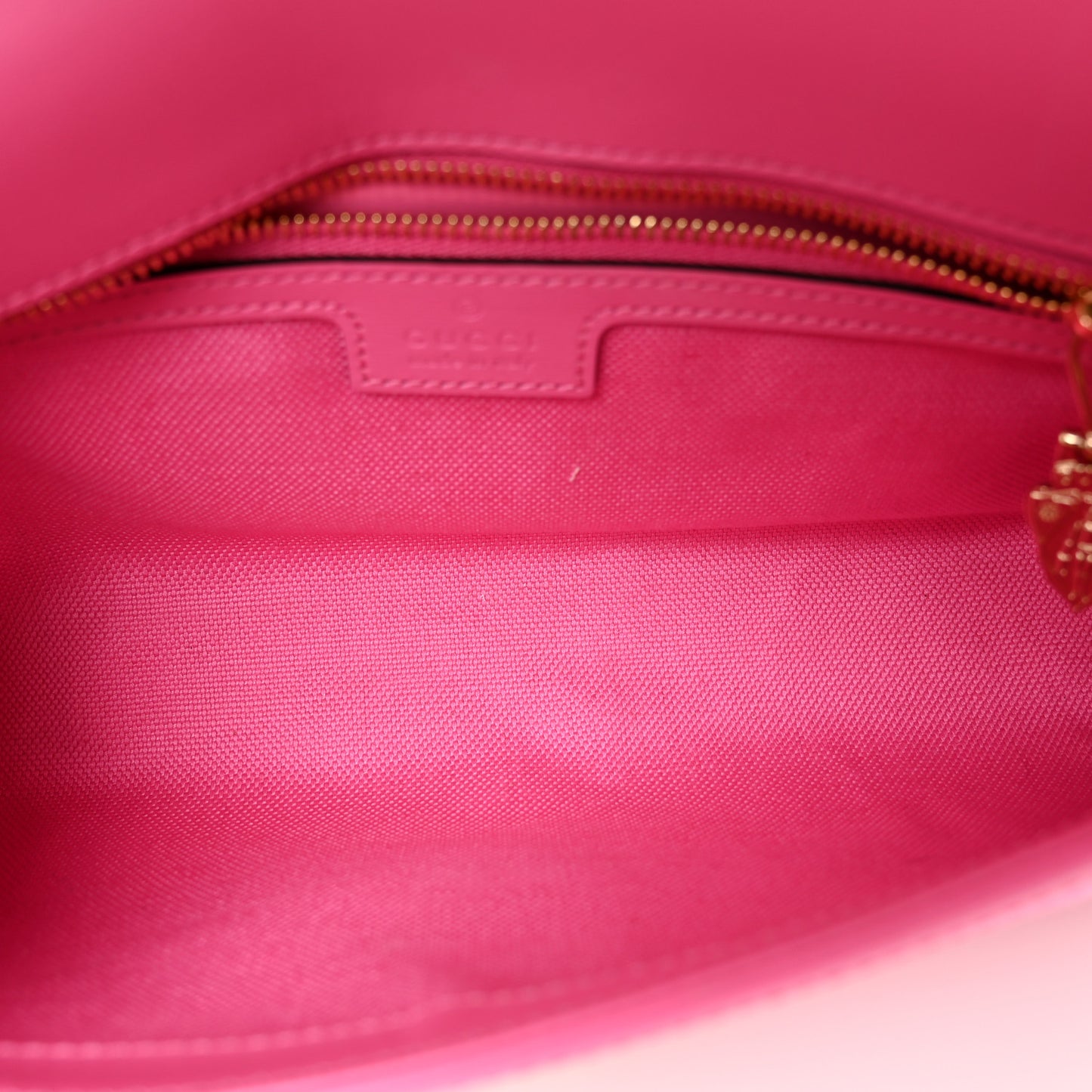 GG Monogram Textured Dollar Calfskin Small Luce Shoulder Bag Pink