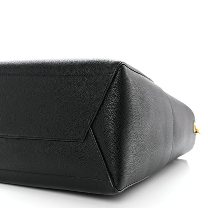 Celine Soft Grained Calfskin Sangle Bucket Bag Black 9 of 9