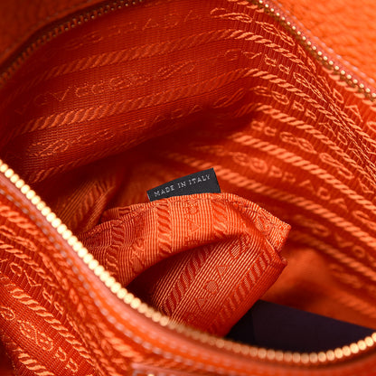Prada Vitello Daino Tote Papaya 7 of 11