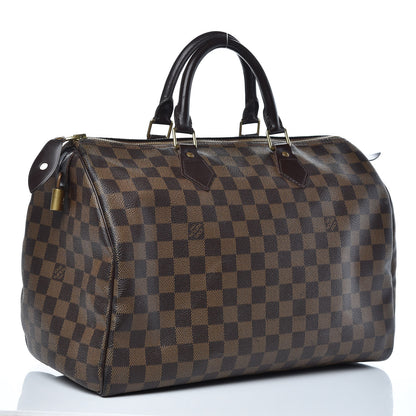 Louis Vuitton Damier Ebene Speedy 35 3 of 20