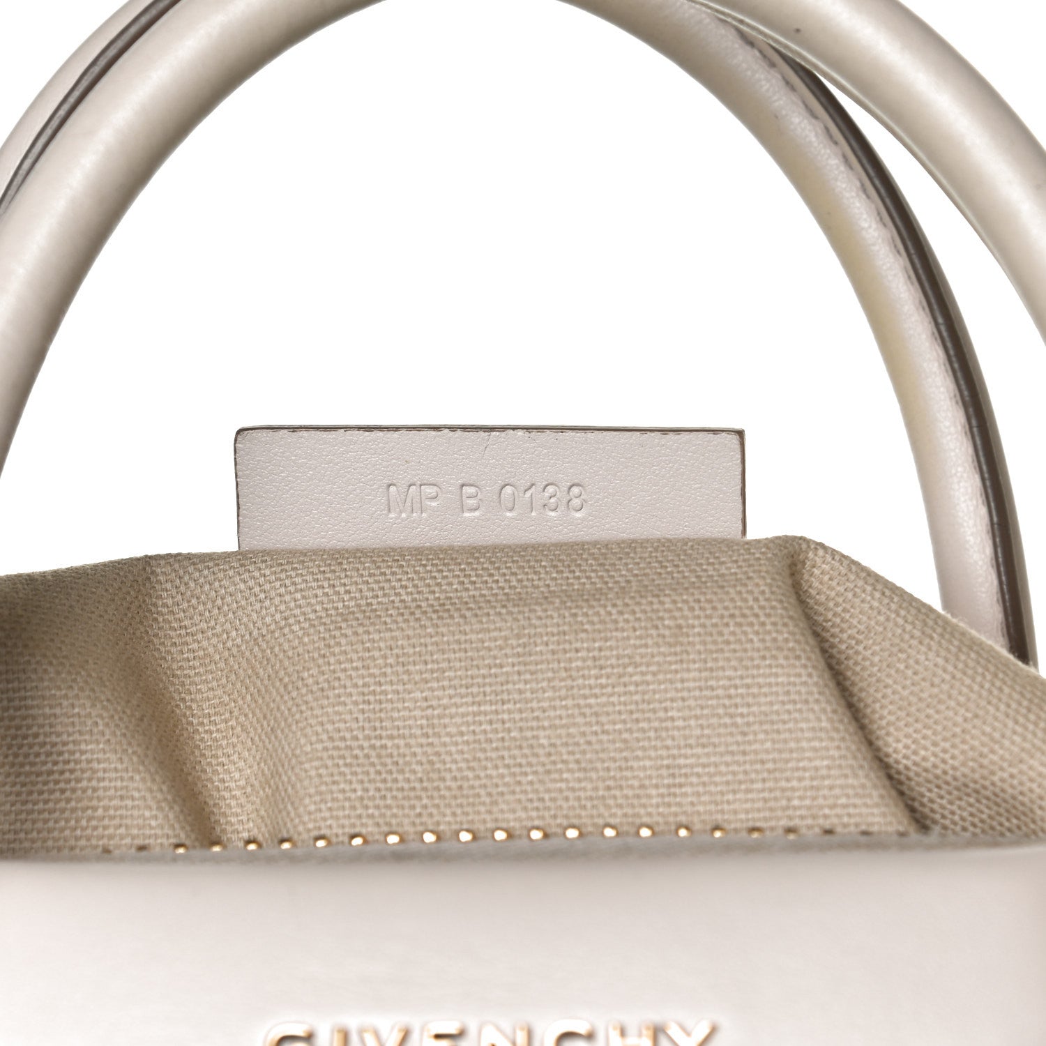 Givenchy Calfskin Small Studded Antigona Ecru 8 of 17