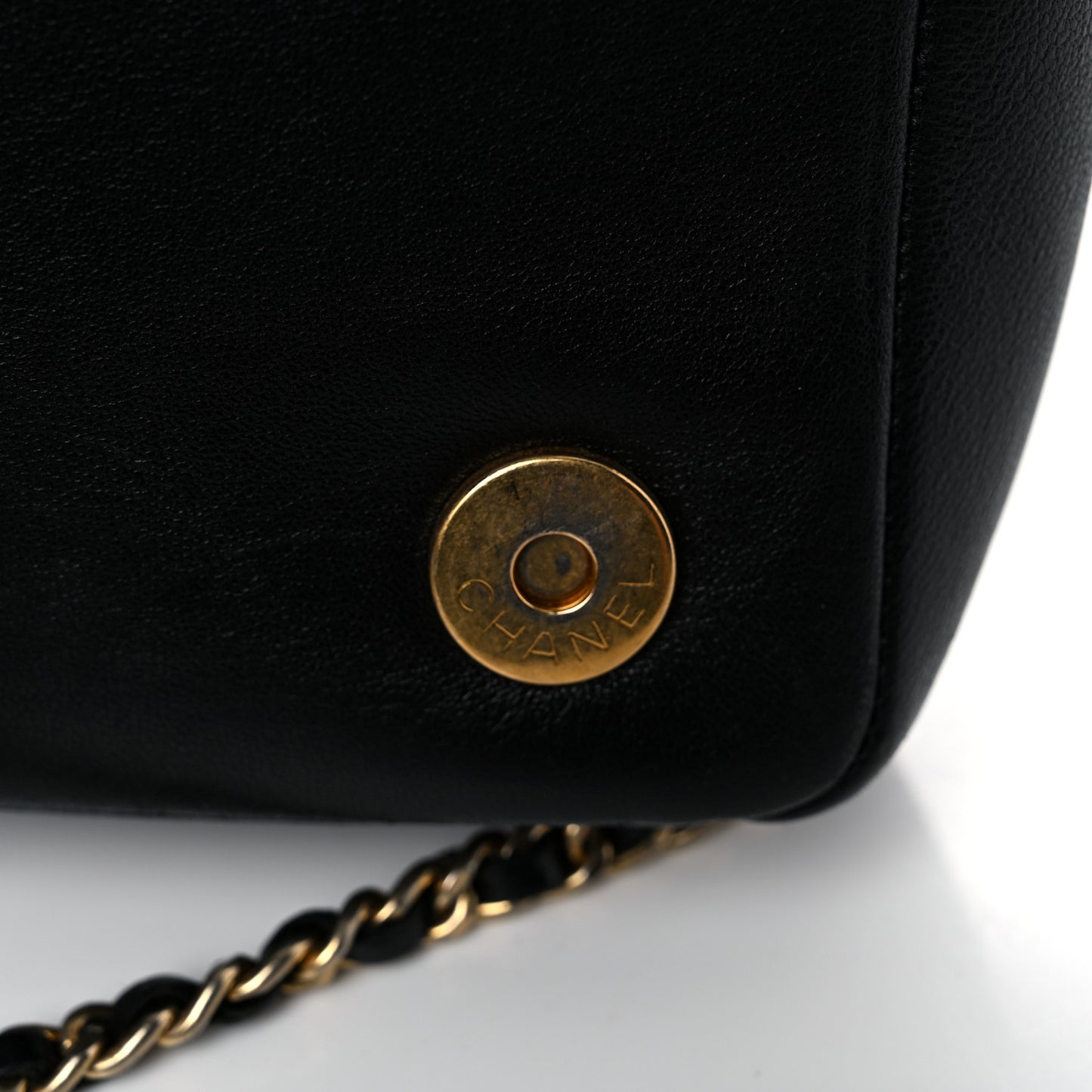 Lambskin Quilted Small Diamond CC Flap Black