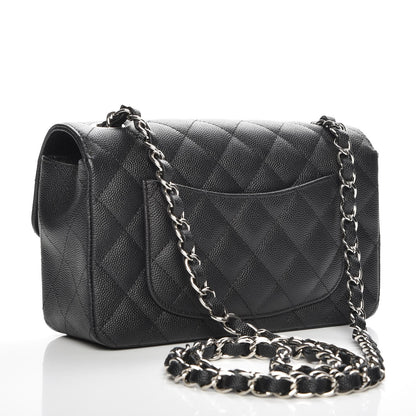 Chanel Caviar Quilted Mini Rectangular Flap Black 3 of 8