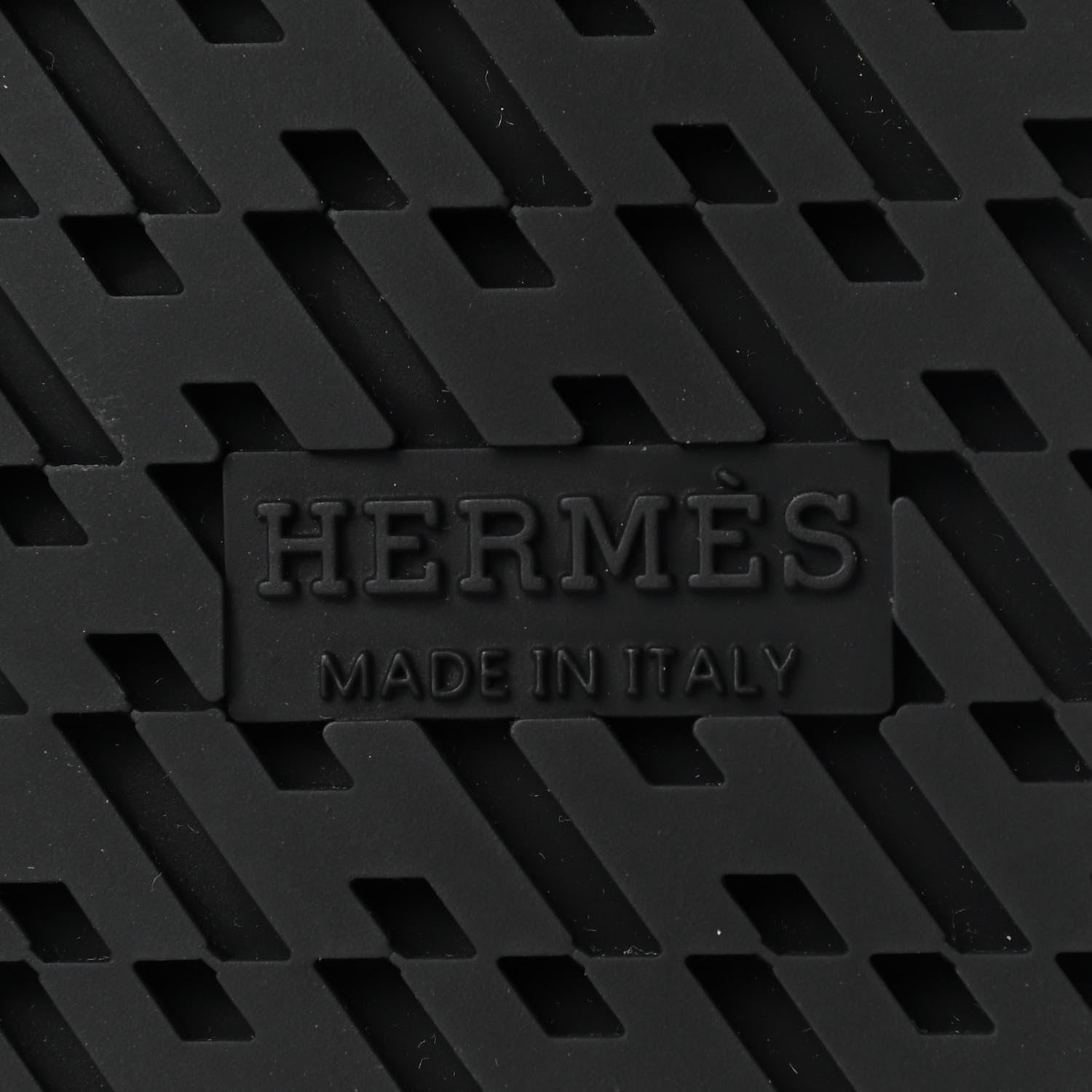 Hermes Calfskin Womens Chypre Sandals 37 Black 6 of 8