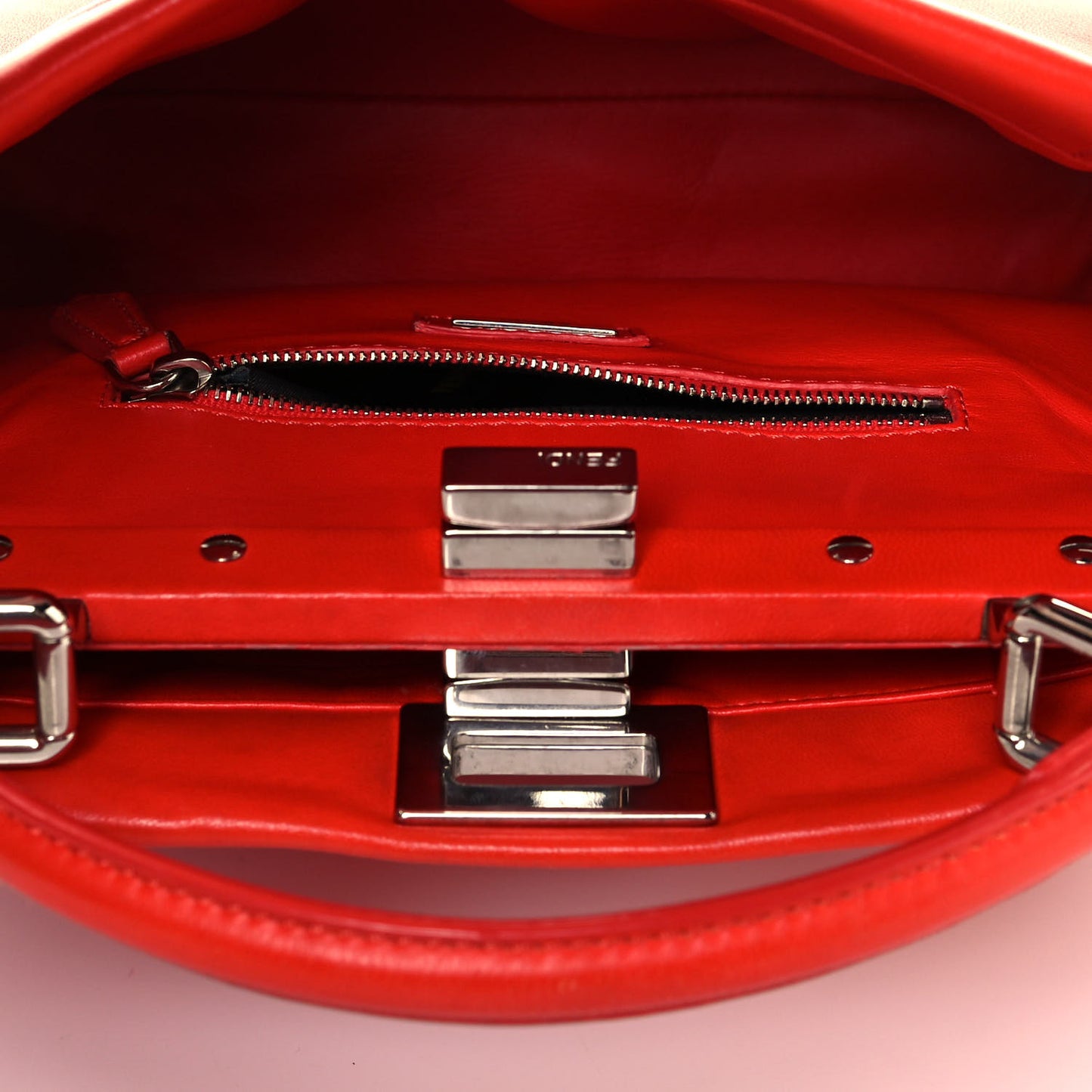 Nappa Mini Peekaboo Iconic Satchel Papavero