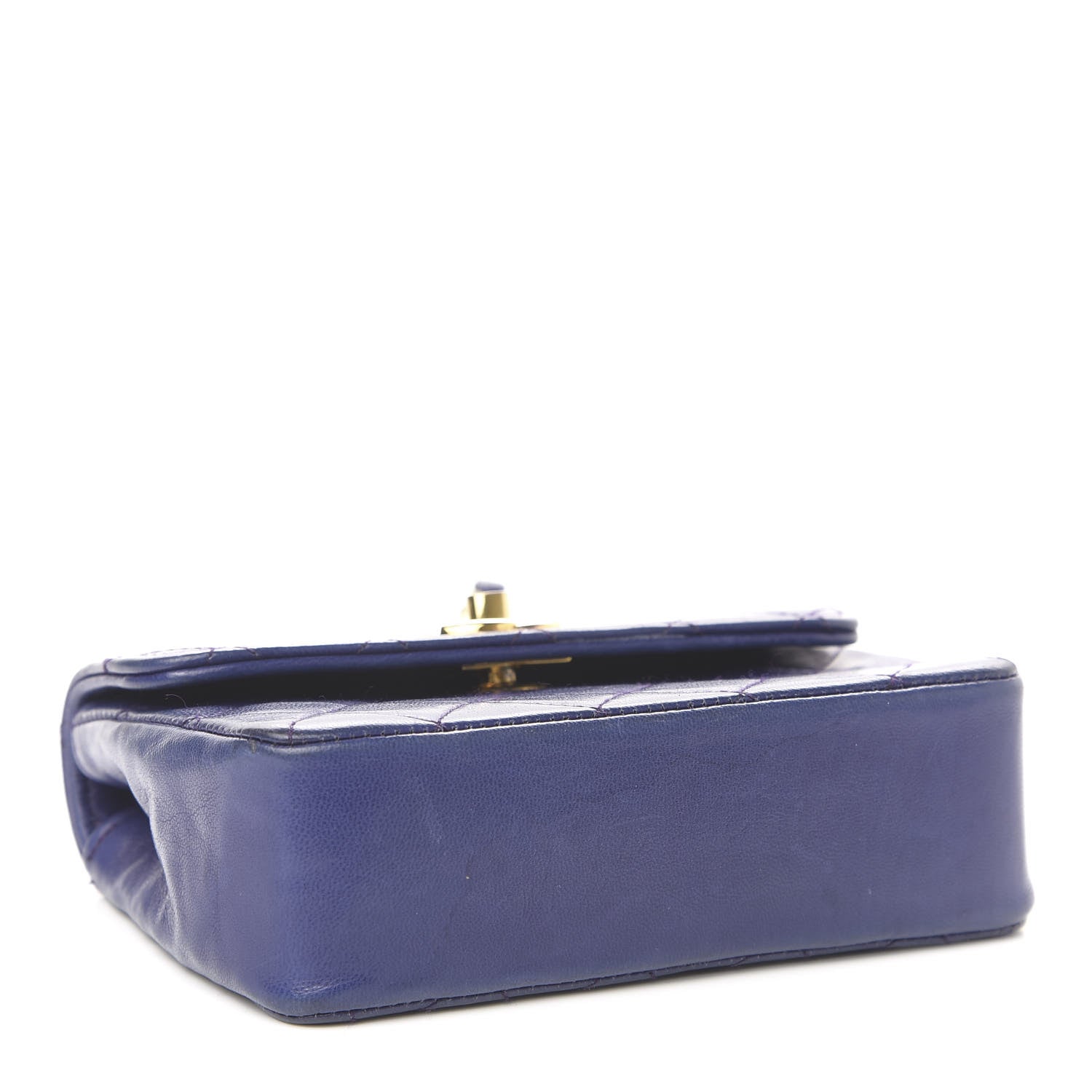 Chanel Lambskin Quilted Mini Square Flap Blue 4 of 12