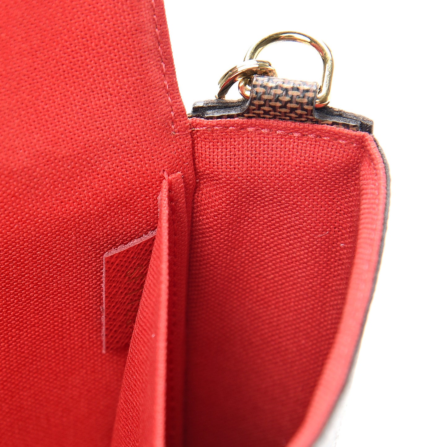 Damier Ebene Pochette Felicie Chain Wallet