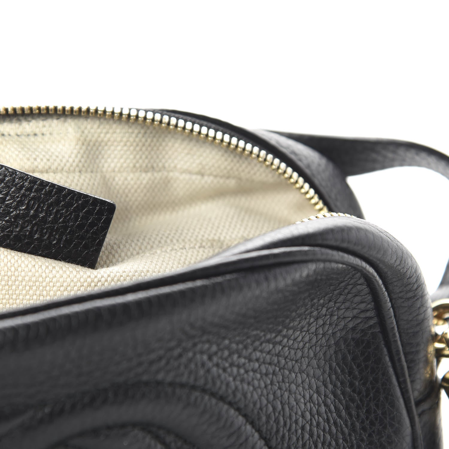 Gucci Pebbled Calfskin Small Soho Disco Bag Black 9 of 10