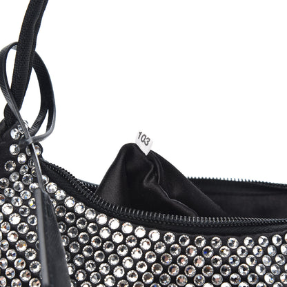 Prada Satin Crystal Mini Re-Edition 2000 Bag Cristal 7 of 10