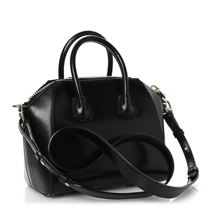 Givenchy Shiny Lord Calfskin Mini Antigona Black 3 of 13