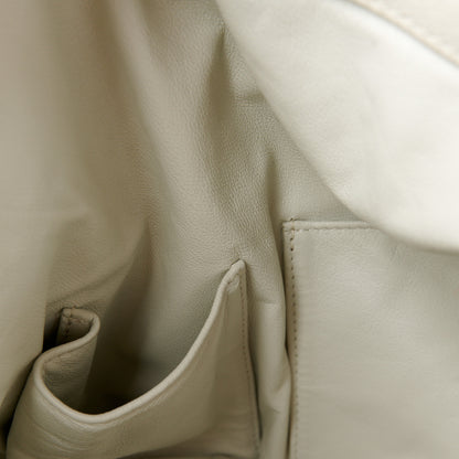 Chanel Calfskin East West Modern Chain Tote White 12 of 15
