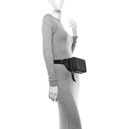 Loewe Calfskin Molded Sling Crossbody Bag Dark Grey 2 of 13