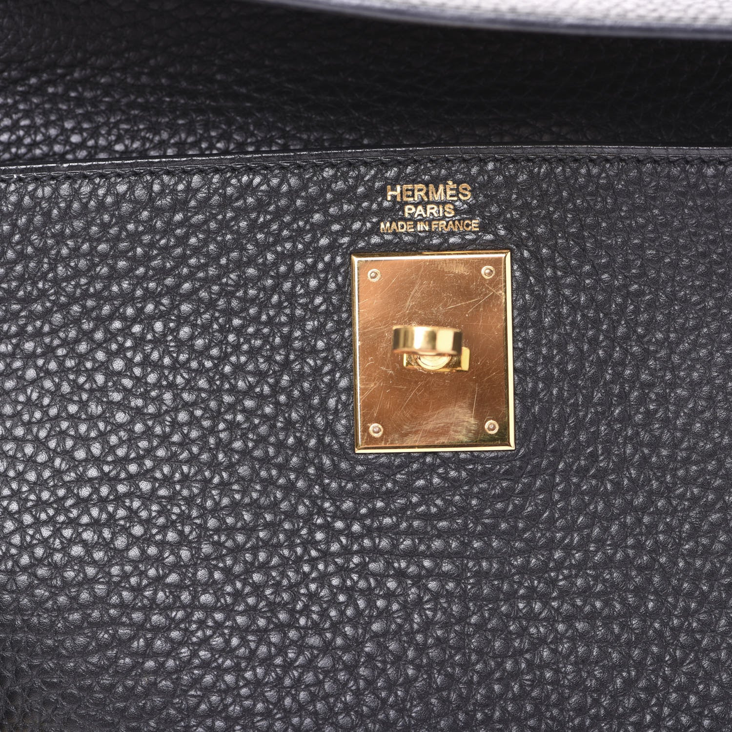 Hermes Togo Kelly Retourne 32 Black 25 of 36