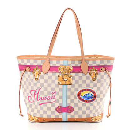 Louis Vuitton Damier Azur Summer Trunks Hawaii Neo Neverfull MM 3 of 11