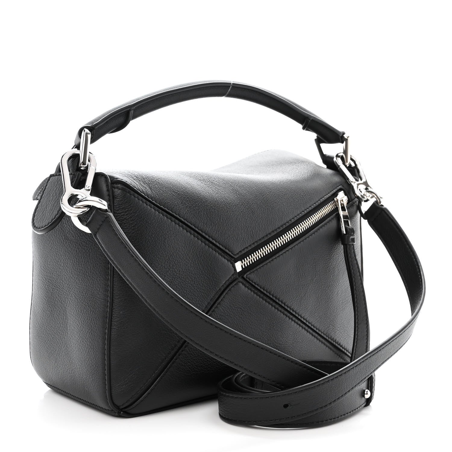 Loewe Calfskin Small Puzzle Bag Black 3 of 10