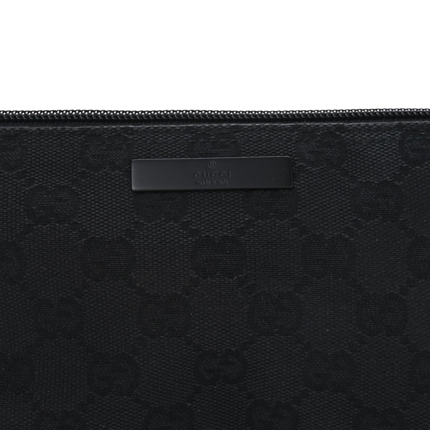 Gucci Monogram Boat Pochette Black 8 of 10