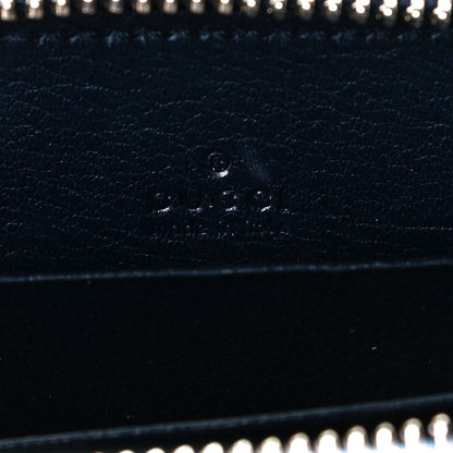 Gucci Crocodile Zip Around Card Case Dark Blue 5 of 7