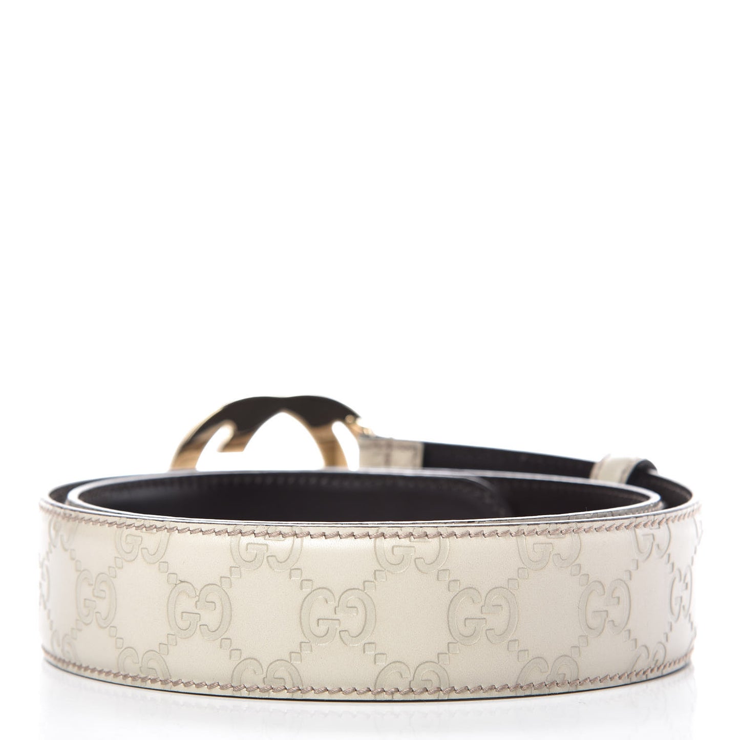 Guccissima Interlocking G Belt 90 36 Off White