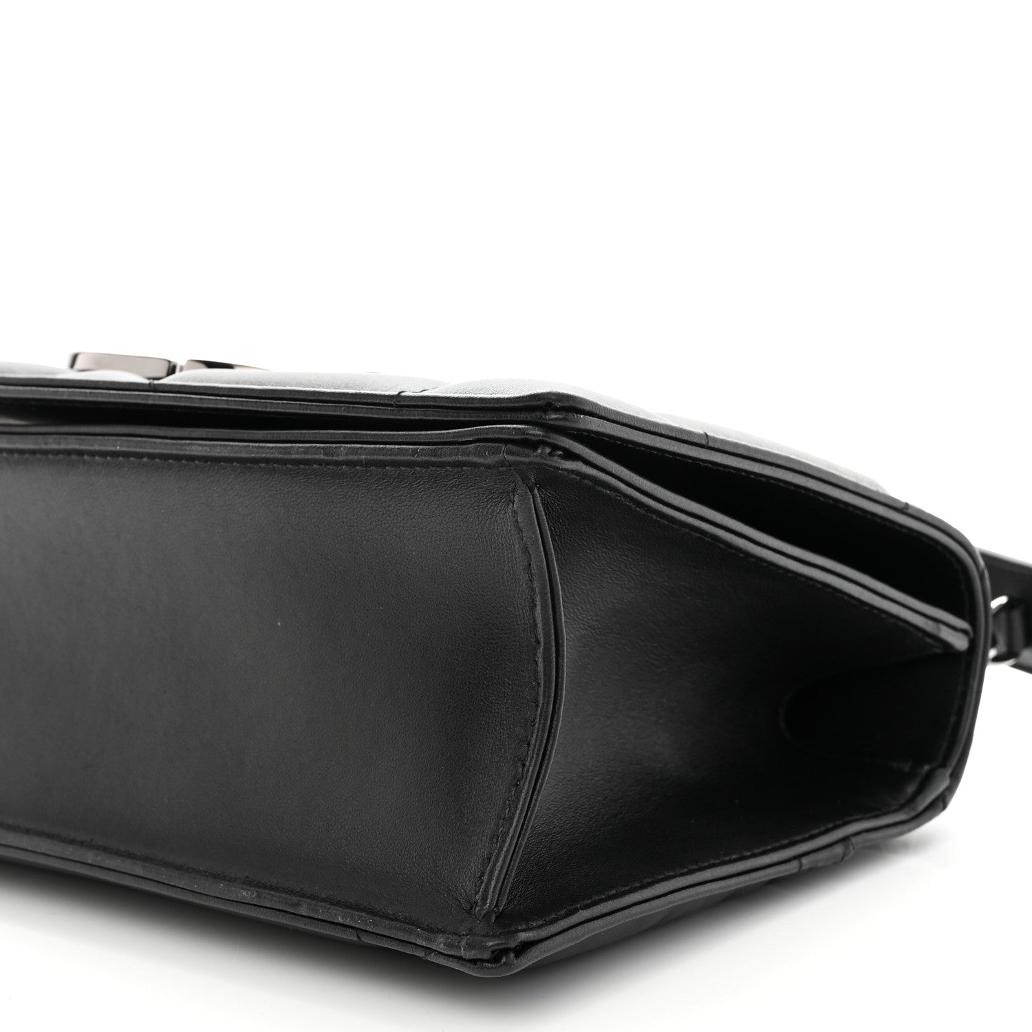 Christian Dior Lambskin Maxi Cannage 30 Montaigne Chain Top Handle Bag Black 7 of 7