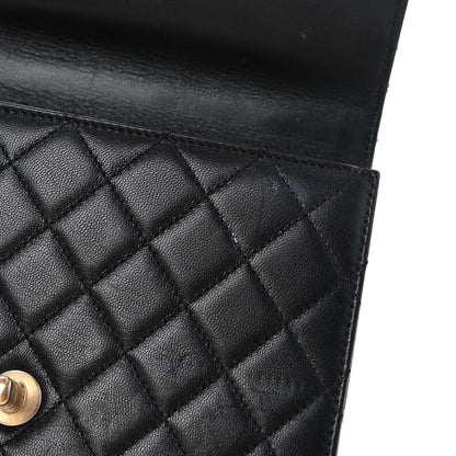 Chanel Lambskin Quilted Small Chic Pearls Flap Black 12 of 13