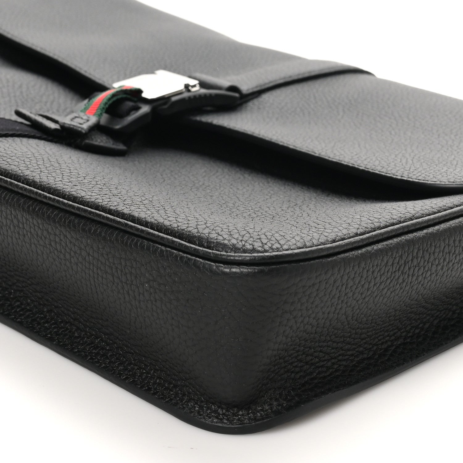 Gucci Calfskin Web Medium Business Case Black 10 of 10