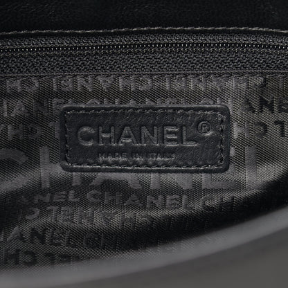 Chanel Lambskin Chain Stitch Clutch Black 6 of 14