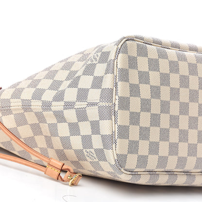 Louis Vuitton Damier Azur Neo Neverfull MM Rose Ballerine 10 of 13