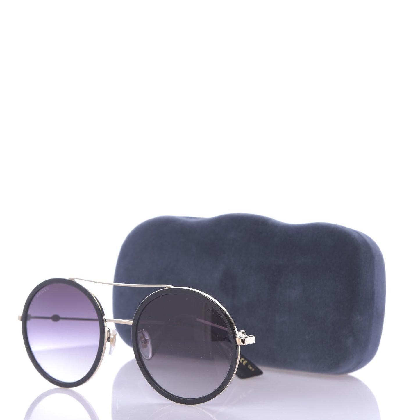 Round Sunglasses GG 0061S Black