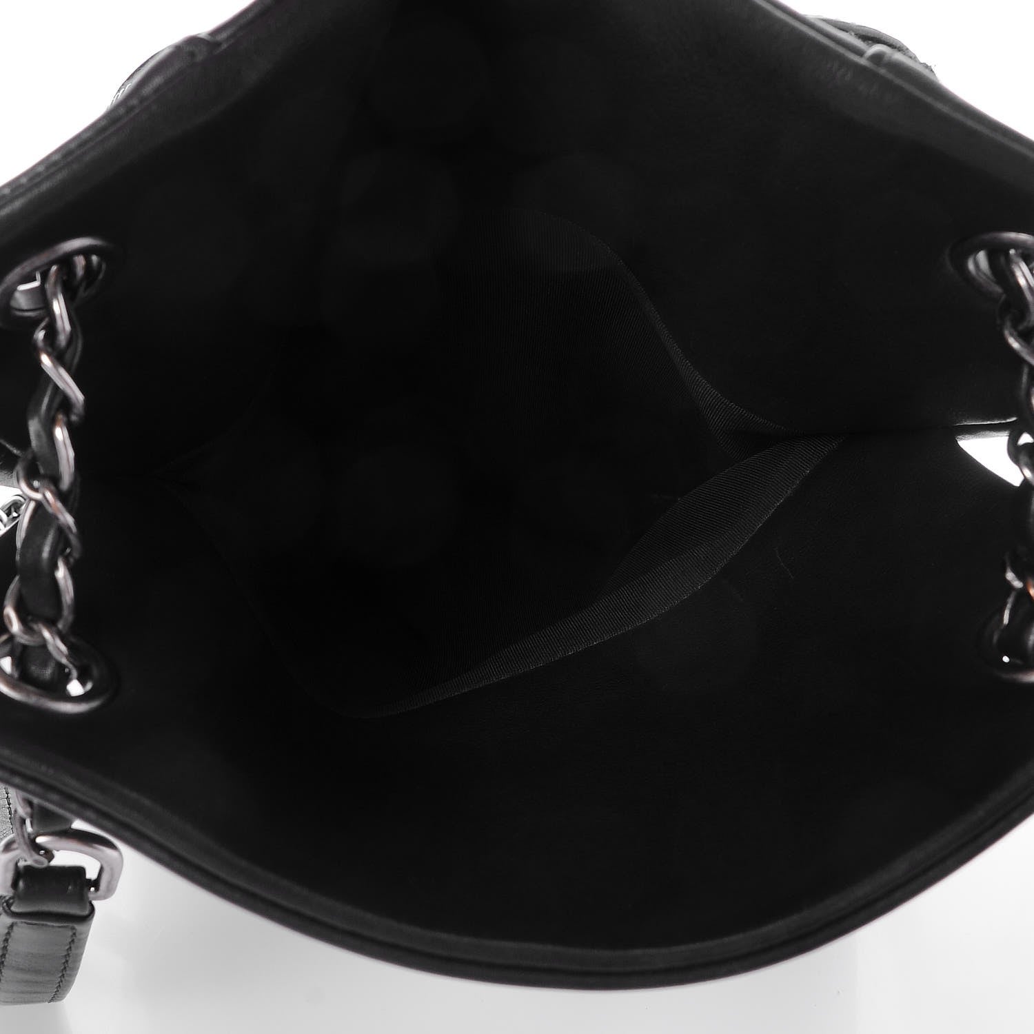 Chanel Lambskin Quilted Backpack Black 5 of 8
