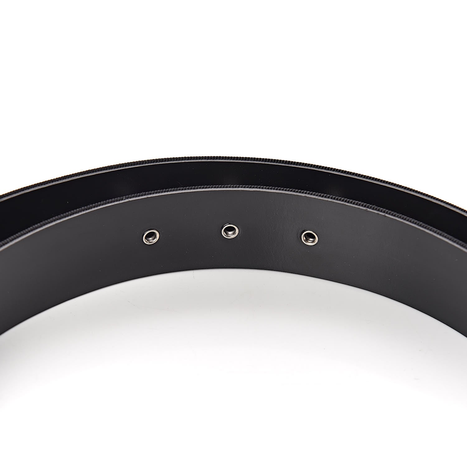 Chanel Grosgrain Crystal Belt 75 30 Black 4 of 7
