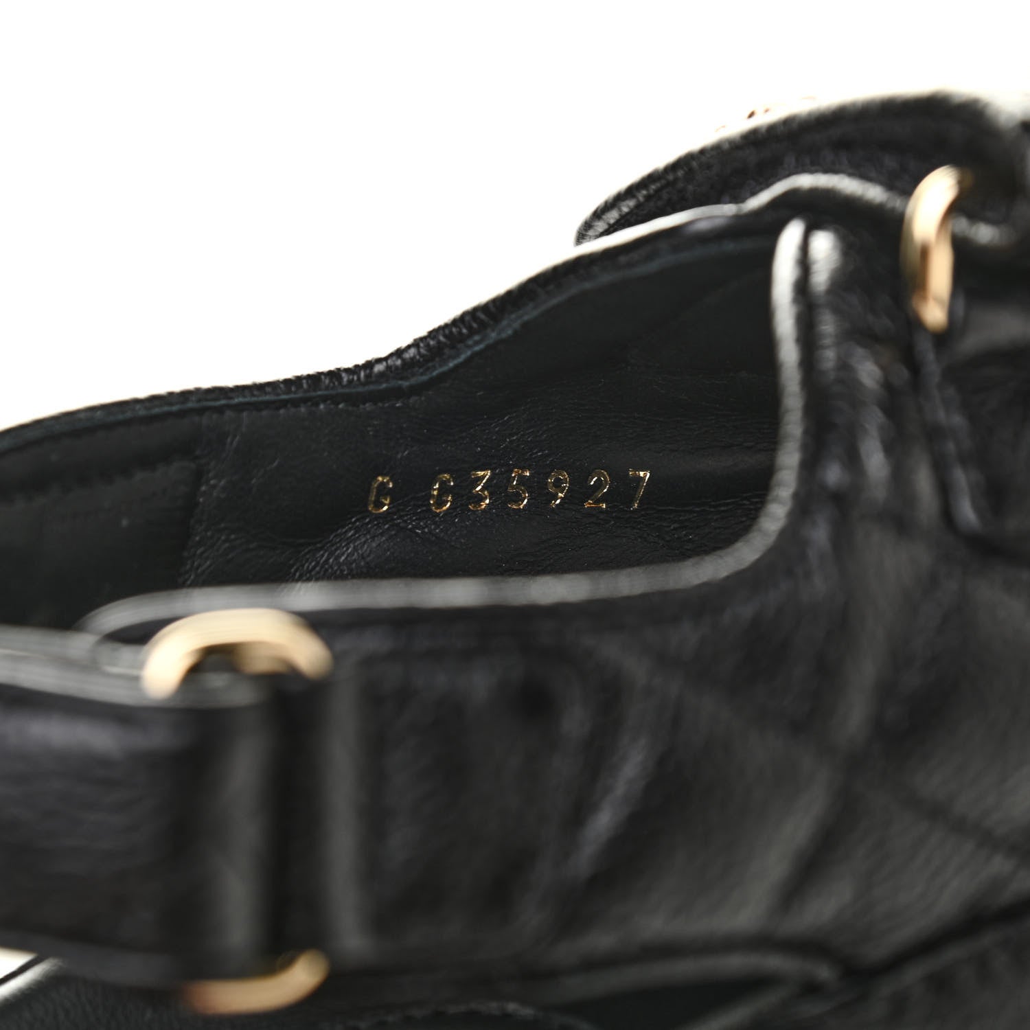 Chanel Grained Calfskin Velcro Dad Sandals 38 Black 8 of 8