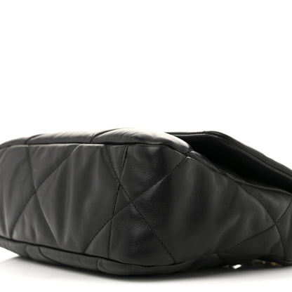 Chanel Lambskin Quilted Medium Chanel 19 Flap Black 10 of 11