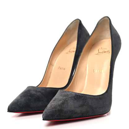 Christian Louboutin Veau Velours So Kate 120 Pumps 39.5 Carbon 3 of 8