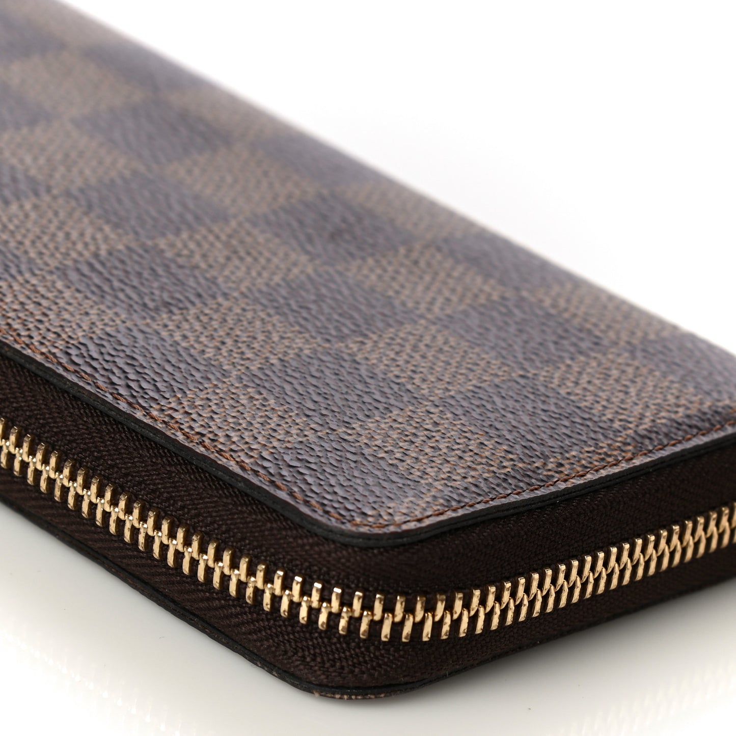 Damier Ebene Clemence Wallet Cherry