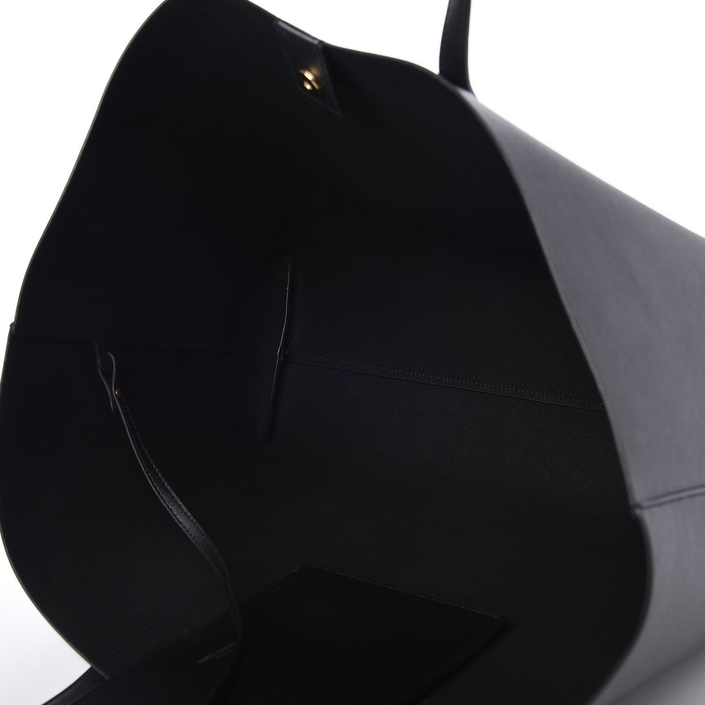 Calfskin Large Shopping Tote Black