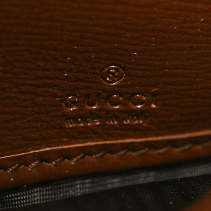 Gucci GG Supreme Monogram Azalea Calfskin Web Jackie 1961 Chain Wallet Beige Ebony Brown Sugar 6 of 10