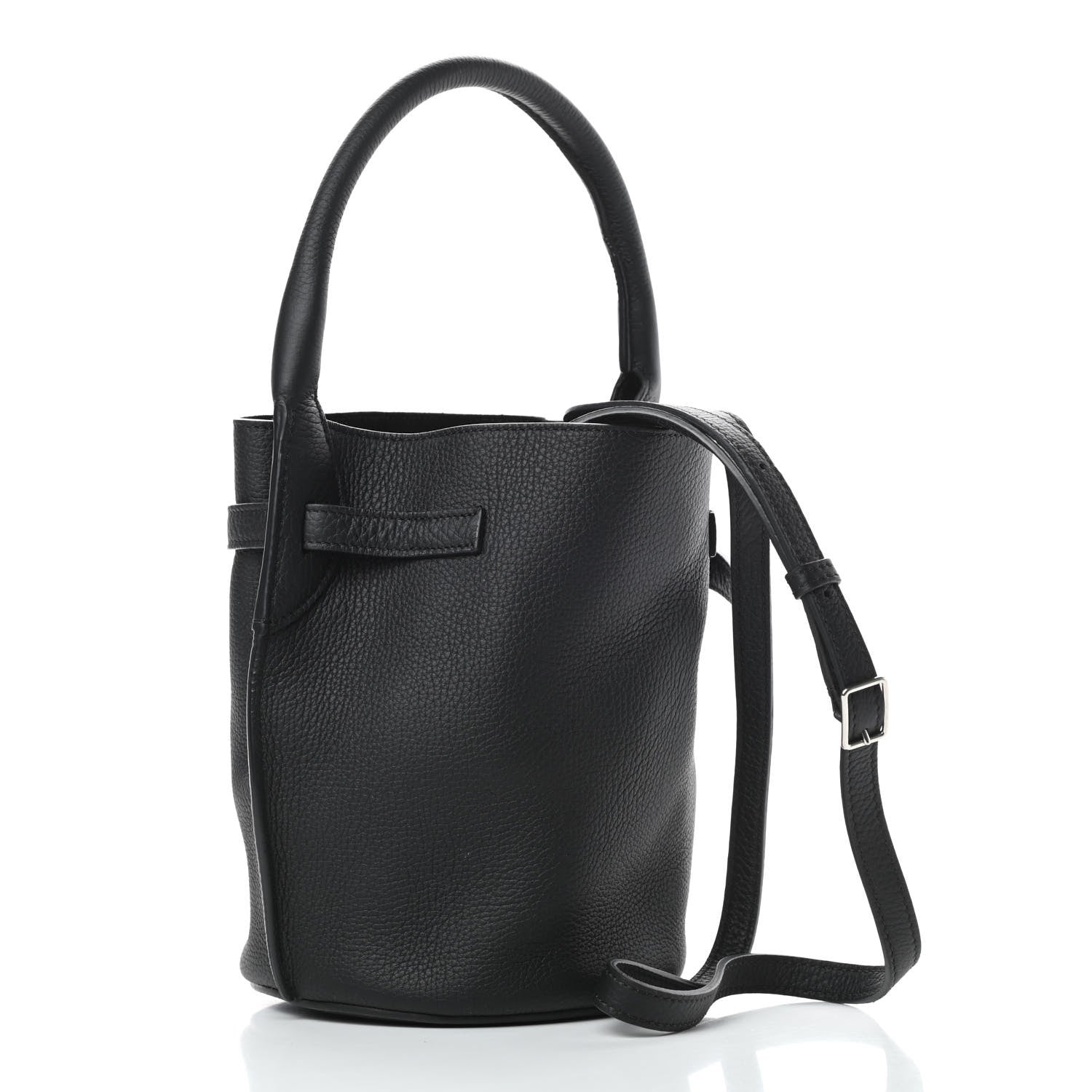 Celine Supple Grained Calfskin Nano Big Bag Bucket Black 3 of 10