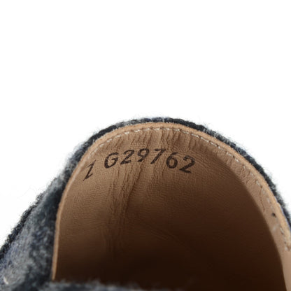 Chanel Flannel CC Espadrilles 39 Grey Black 3 of 11