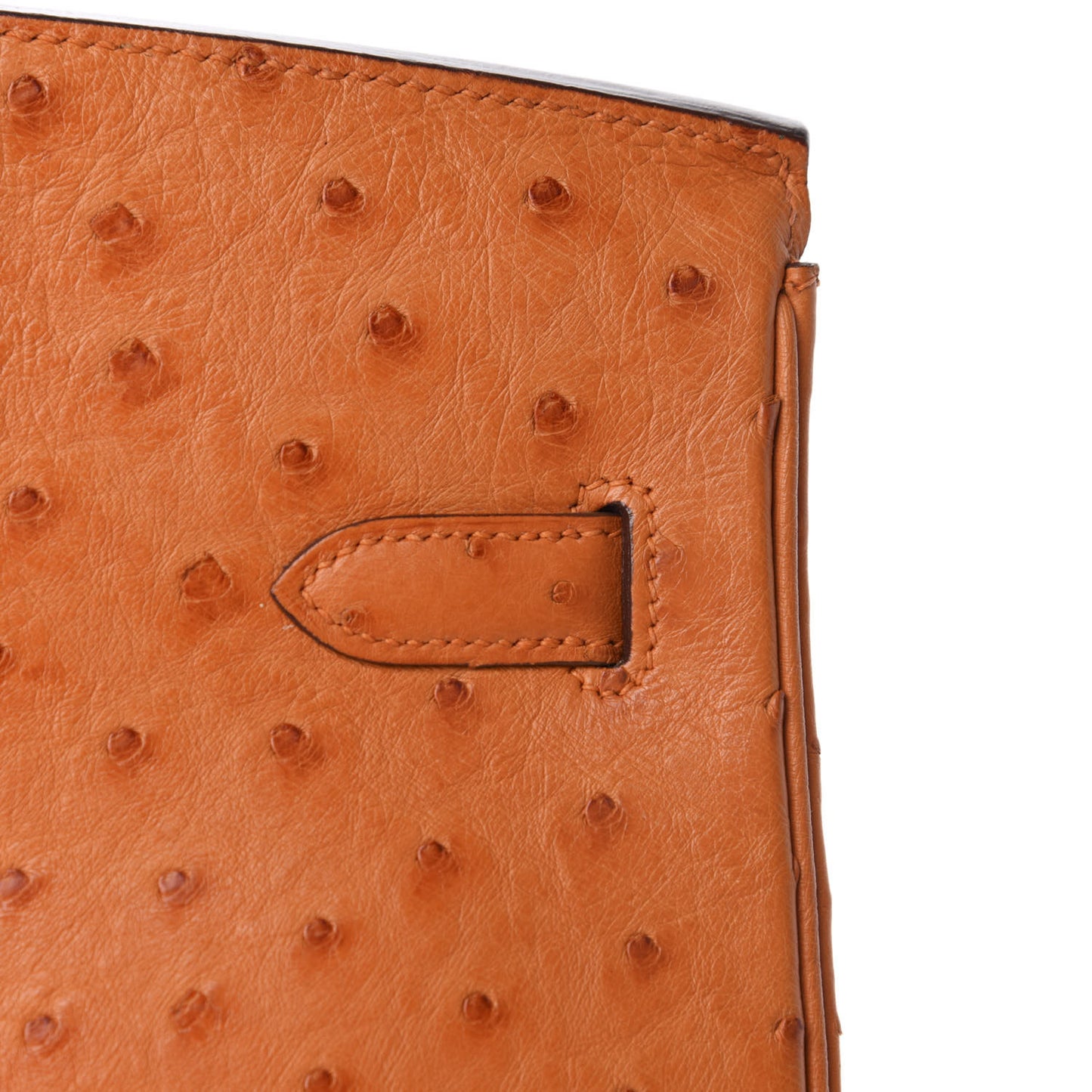 Ostrich Birkin 35 Orange