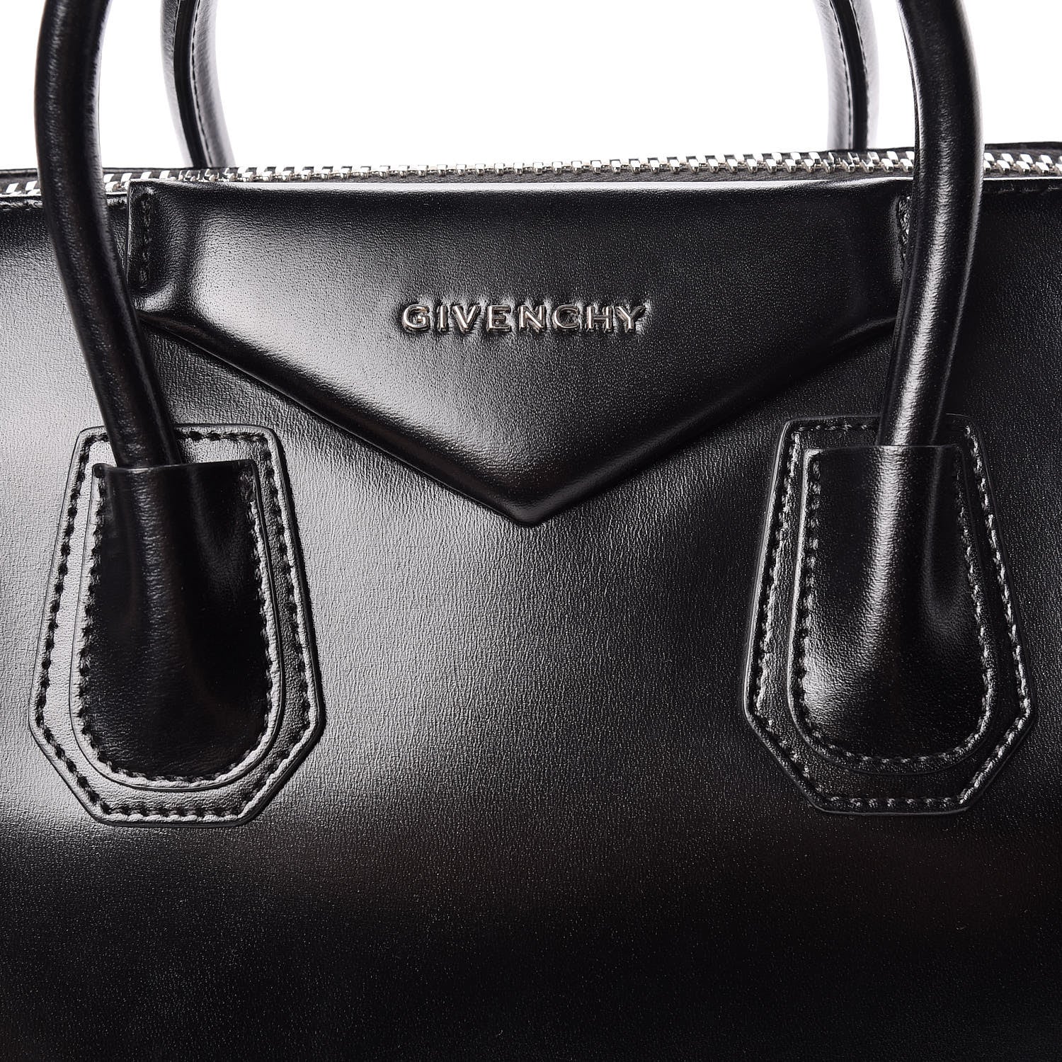 Givenchy Shiny Lord Calfskin Medium Antigona Black 10 of 18