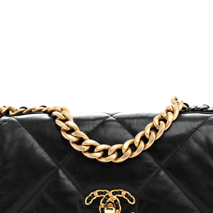 Chanel Lambskin Quilted Medium Chanel 19 Flap Black 8 of 11