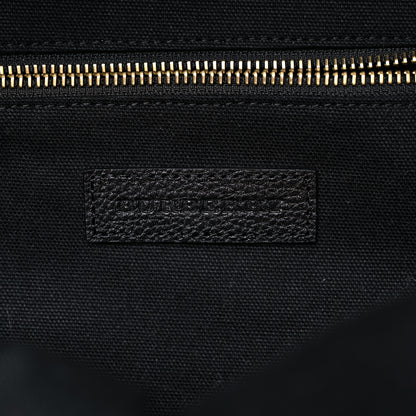Burberry Mega Check Calfskin Abbeydale Simple Backpack Black Camel 6 of 7