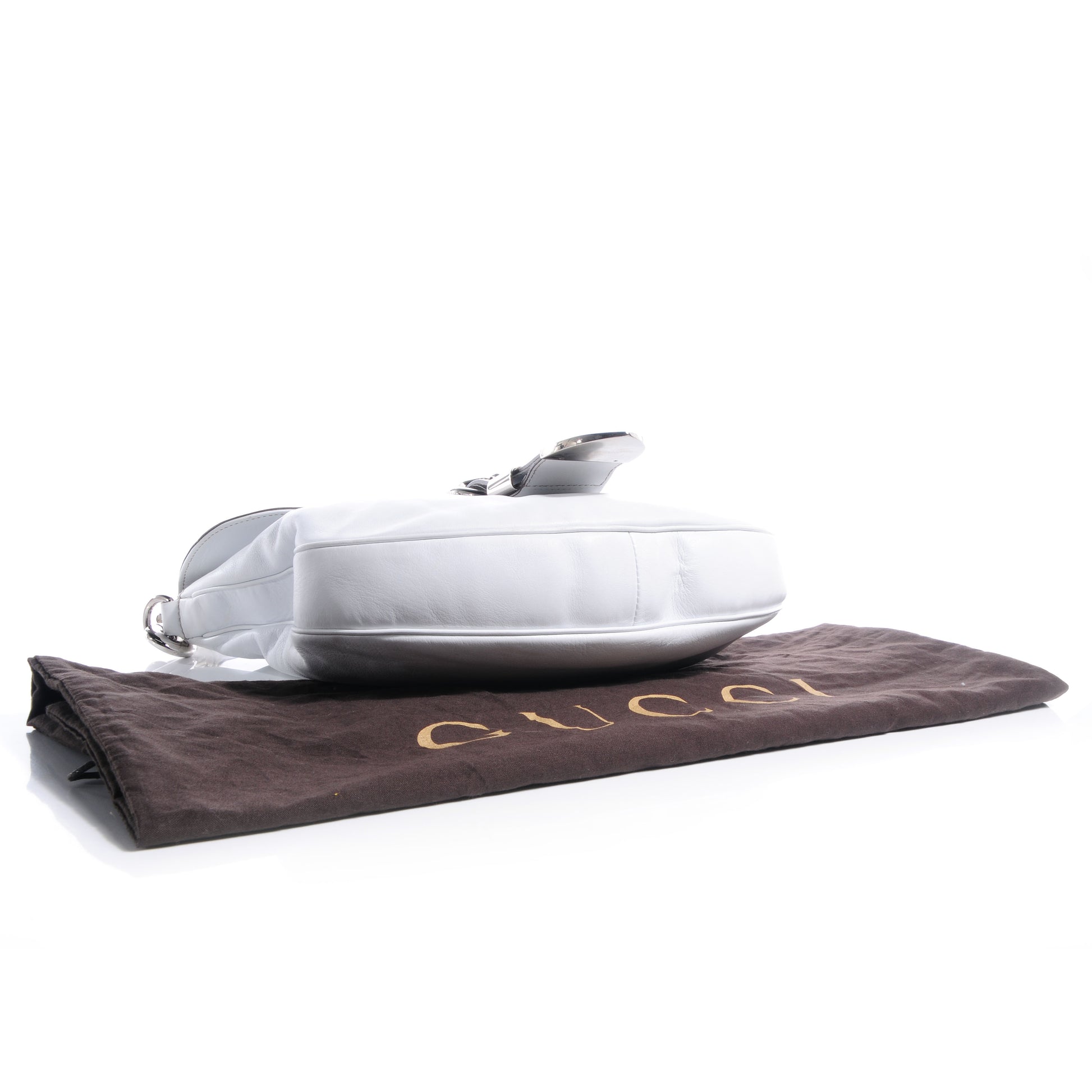 Gucci Leather Medium Romy Shoulder Bag White 4 of 7