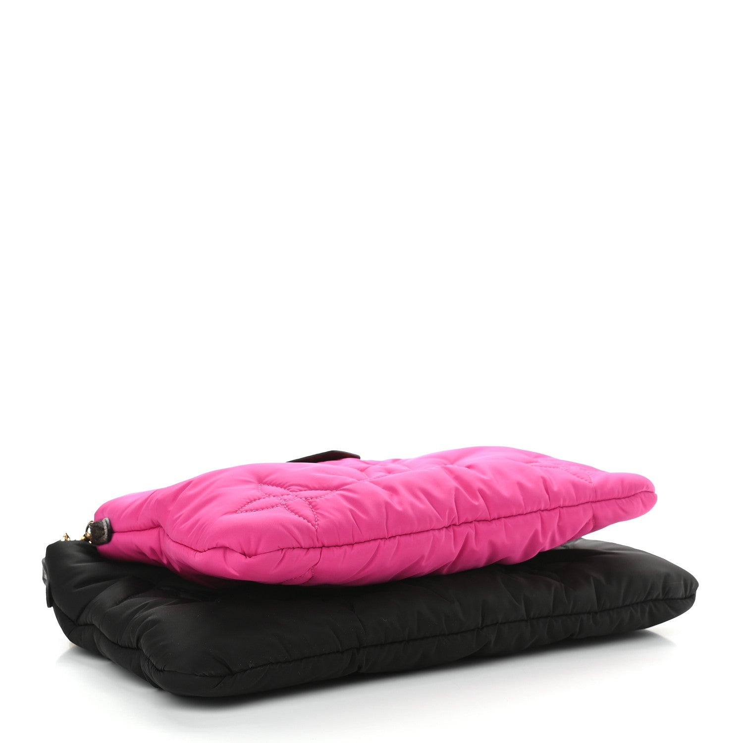 Louis Vuitton Econyl Monogram Pillow Maxi Multi Pochette Accessories Black Fuchsia 4 of 9