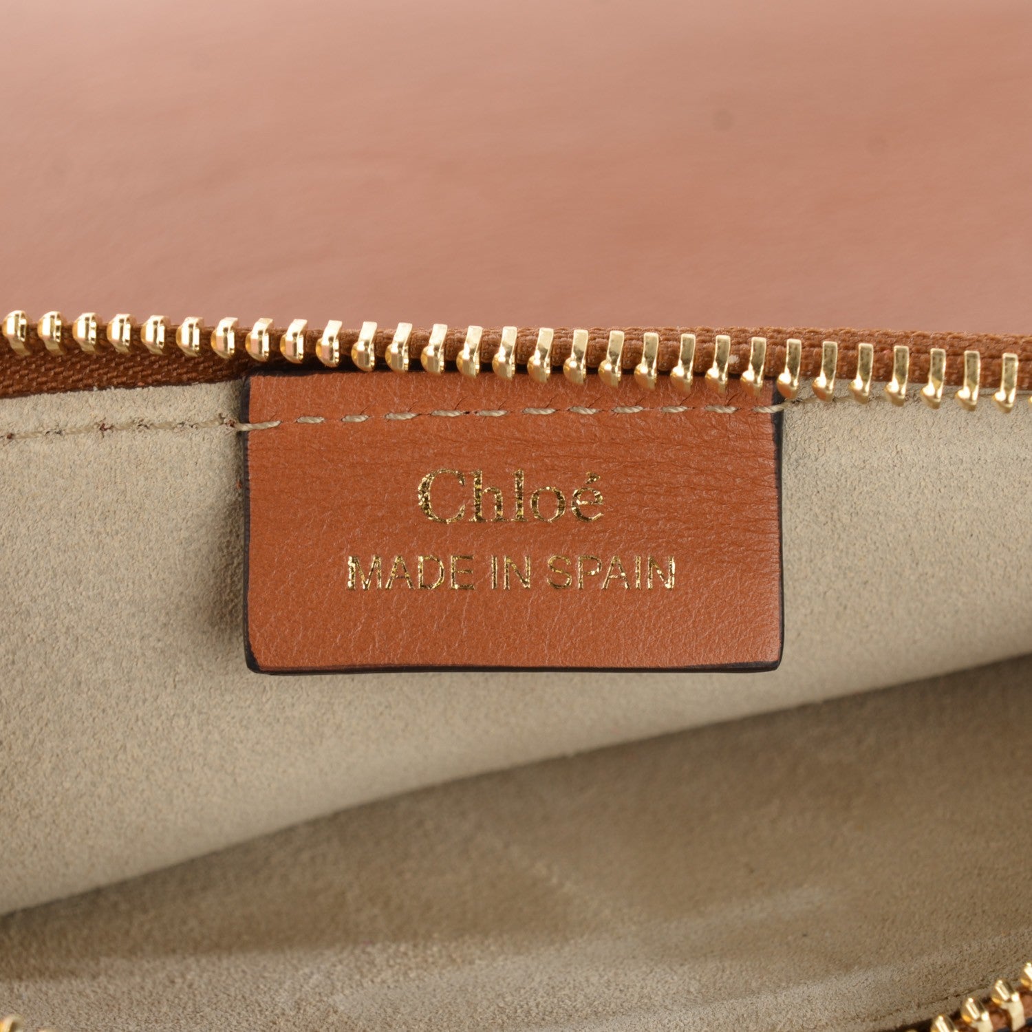 Chloe Calfskin Suede Small Jane Fringe Bag Caramel 5 of 7