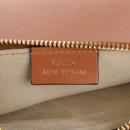 Chloe Calfskin Suede Small Jane Fringe Bag Caramel 5 of 7